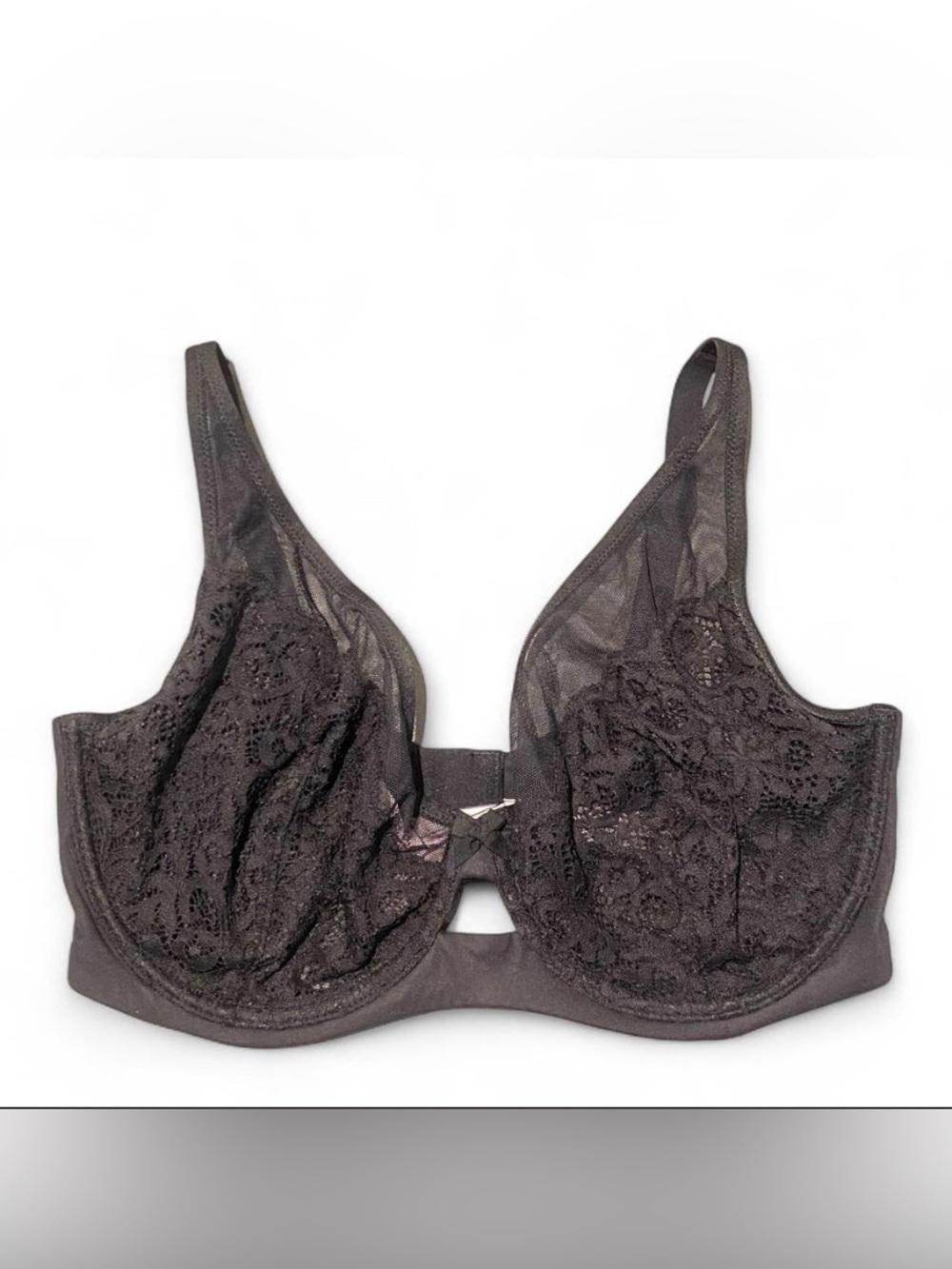 NEW Victoria's Secret Sz 38DDD Icon Push Up Demi Bra in Black